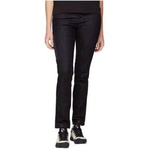 NWT Black Diamond Mission Wool Denim Pant Size 6 Black